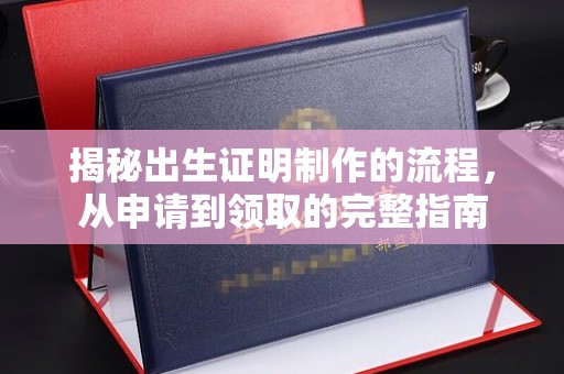 大厂揭秘出生证明制作的流程，从申请到领取的完整指南