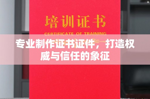 大厂专业制作证书证件，打造权威与信任的象征