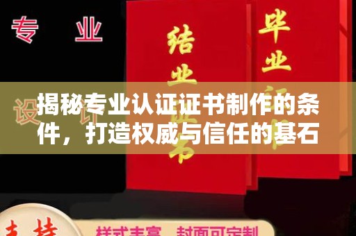 大厂揭秘专业认证证书制作的条件，打造权威与信任的基石