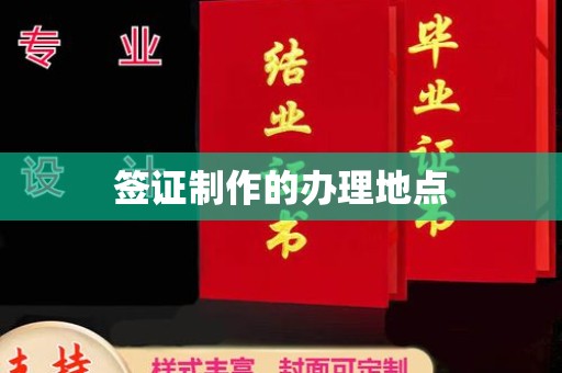 大厂签证制作的办理地点