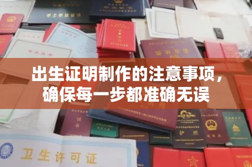 大厂出生证明制作的注意事项，确保每一步都准确无误