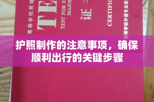 大厂护照制作的注意事项，确保顺利出行的关键步骤